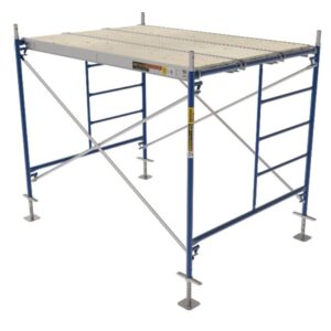 Échafaudage sur verins