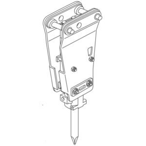 Marteau hydraulique 0,8 à 1,3 tonnes - Huskie